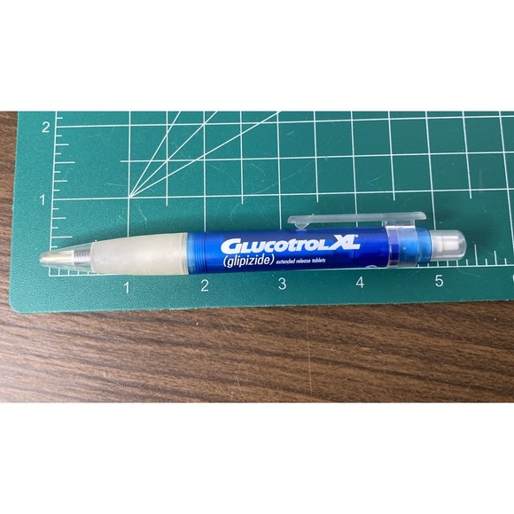 Glucotrol XL Plastic Rubber Grip RX Rep Pen Needs refill - Picture 7 of 10